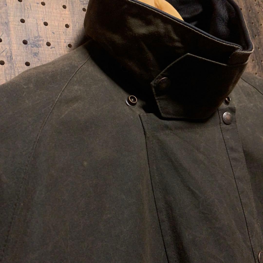カナダ製　ダスターコート　オイルドジャケット　ドローバーコート　茶　rwm72