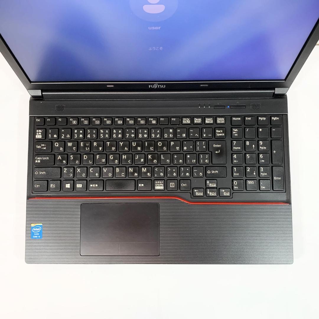 【オフィス付き】ノートパソコン黒　Windows11　8GB／SSD／テンキー✨