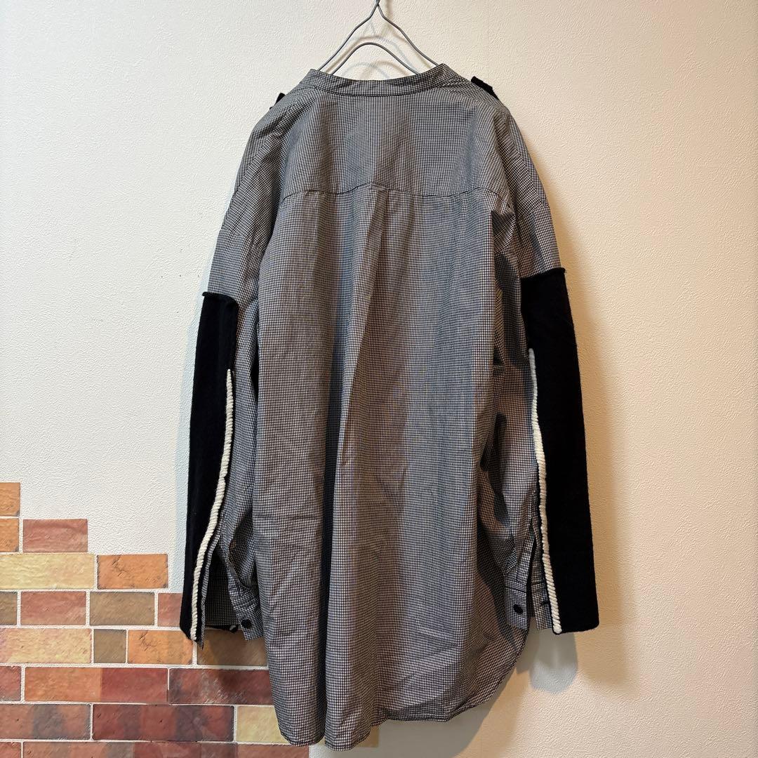 ナゴンスタンス 23AW knit combination shirt