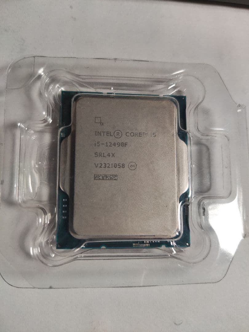 中古品  intel Core i5 12490F  BOX