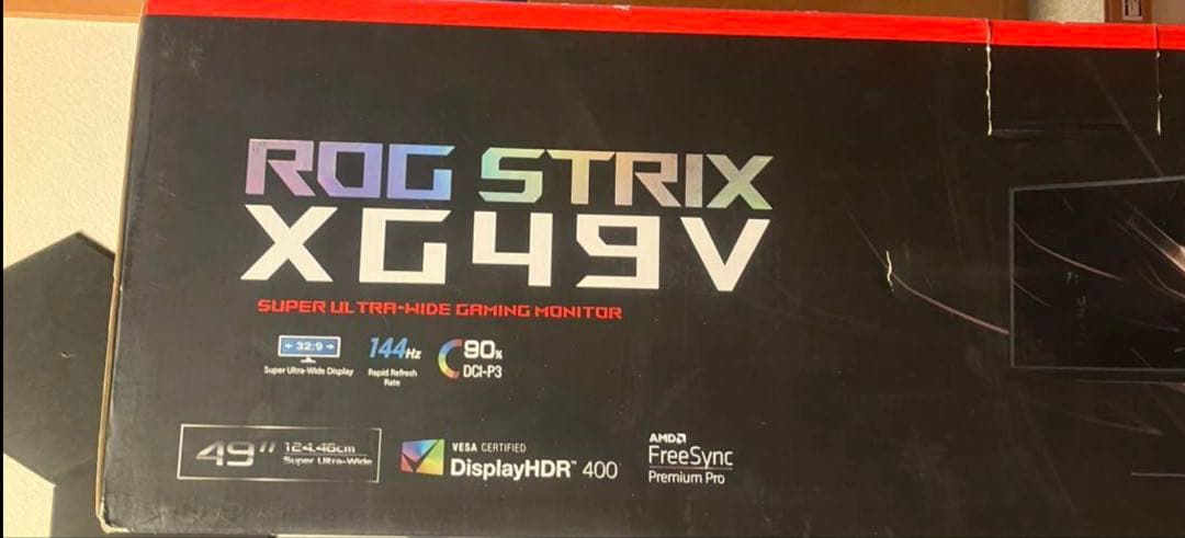 ディスプレイ・モニター本体 XG49VQ ASUS