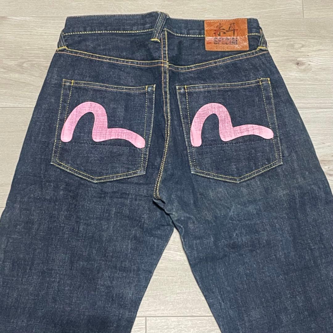 サイズ29 ピンクカモメ 朱耳 赤耳 裾上げなし 2001 エヴィス エビス