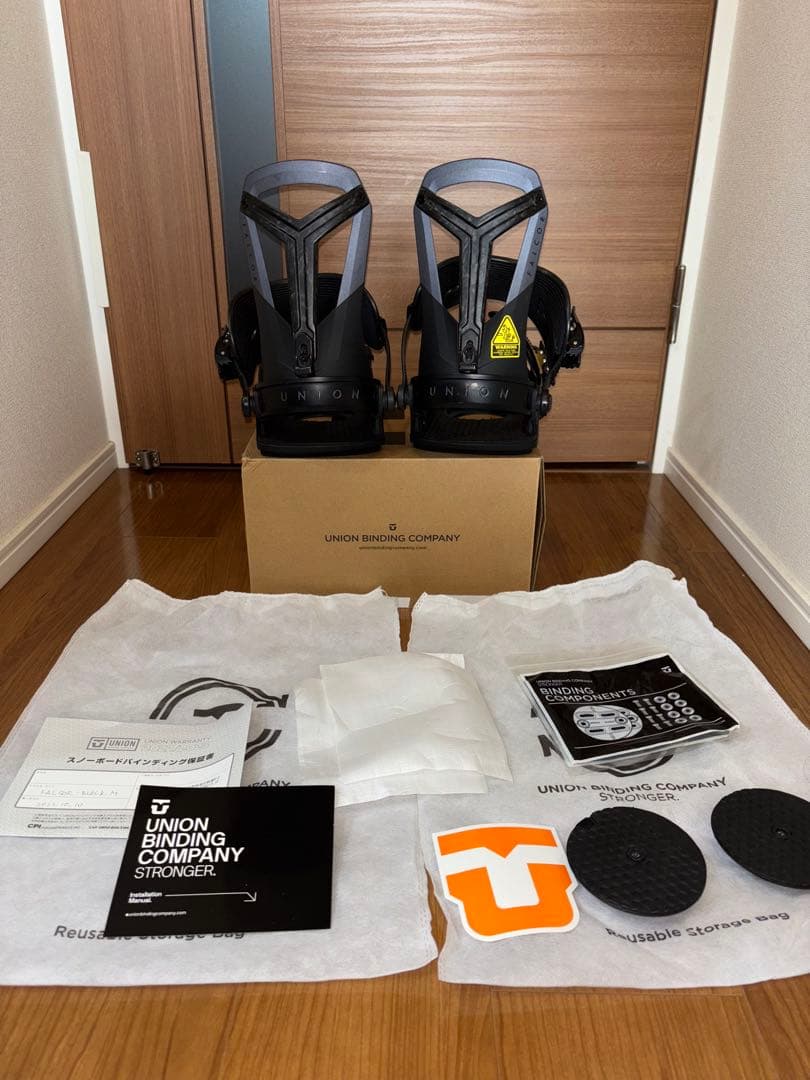 22-23 UNION FALCOR サイズM ビンディング ブラック