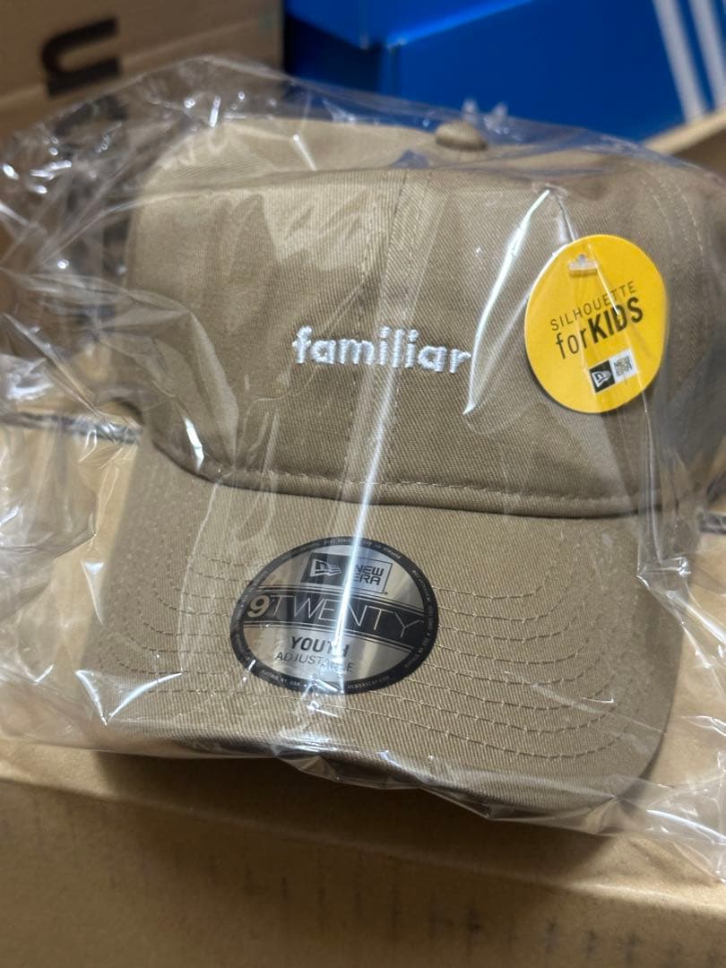 【新品未使用品】NEW ERA × familiar キッズ用　ベージュ