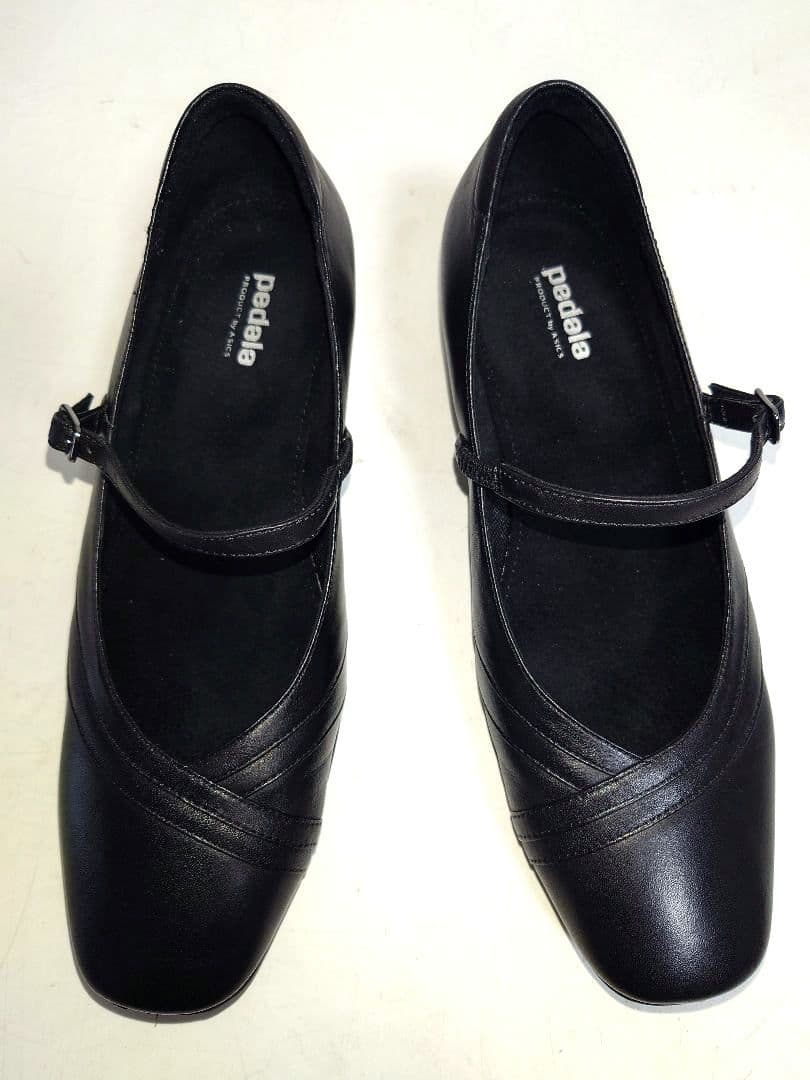 pedalaペダラ asicsアシックス 本革レザーパンプス walking