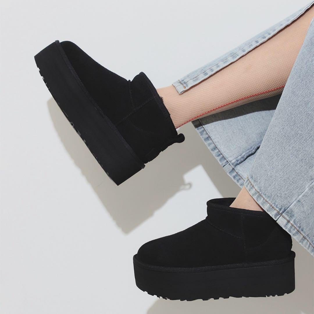 【希少】 ugg アグ クラシック ウルトラ ミニ プラットフォーム