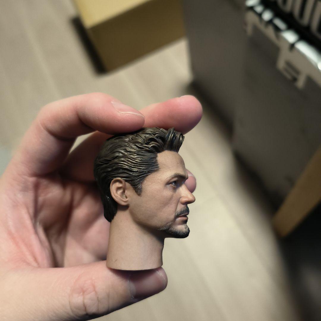 トニー・スターク フィギュアヘッド 1/6 訳あり特別価格！