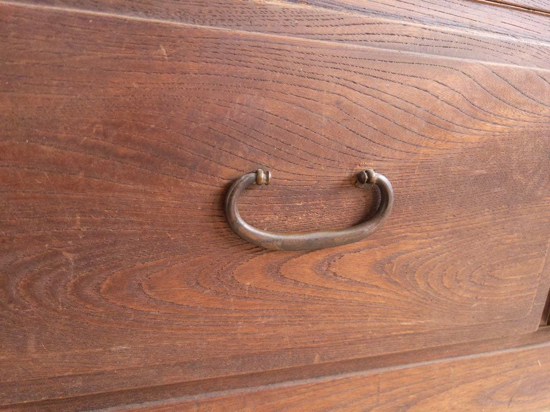 木製　二段チェスト　引き出し　和箪笥　古道具　サイドボード　収納棚