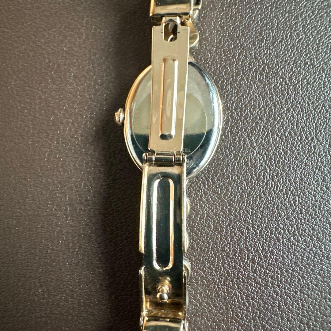 ブレスレットウォッチ シチズンエコドライブ 白蝶貝ゴールド【美品】