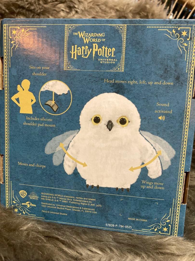 【新品未使用/USJ限定】ハリーポッター/電動肩乗りヘドウィグ