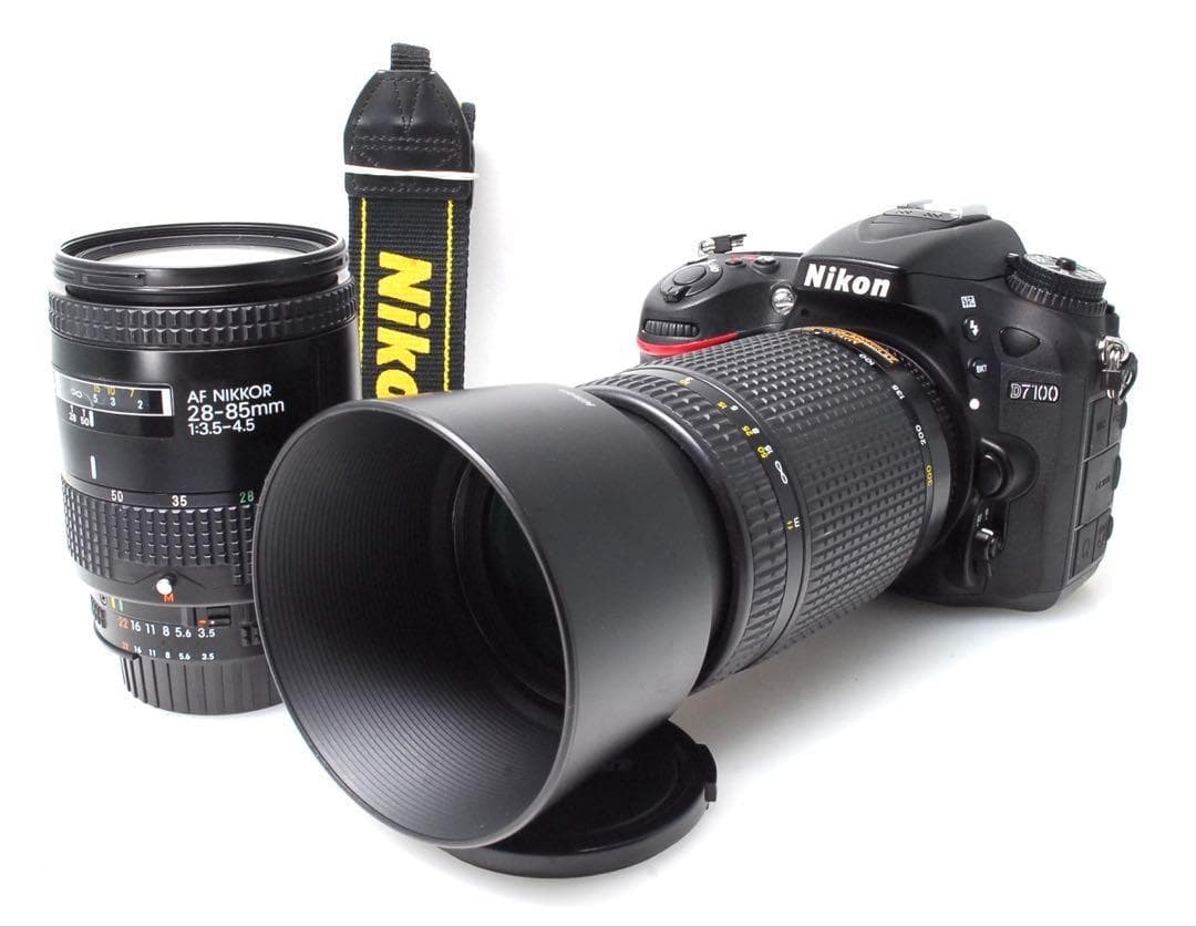 ✨カメラバッグ付き✨Nikon D7100 ニコン✨ダブルレンス✨超望遠✨カメラ