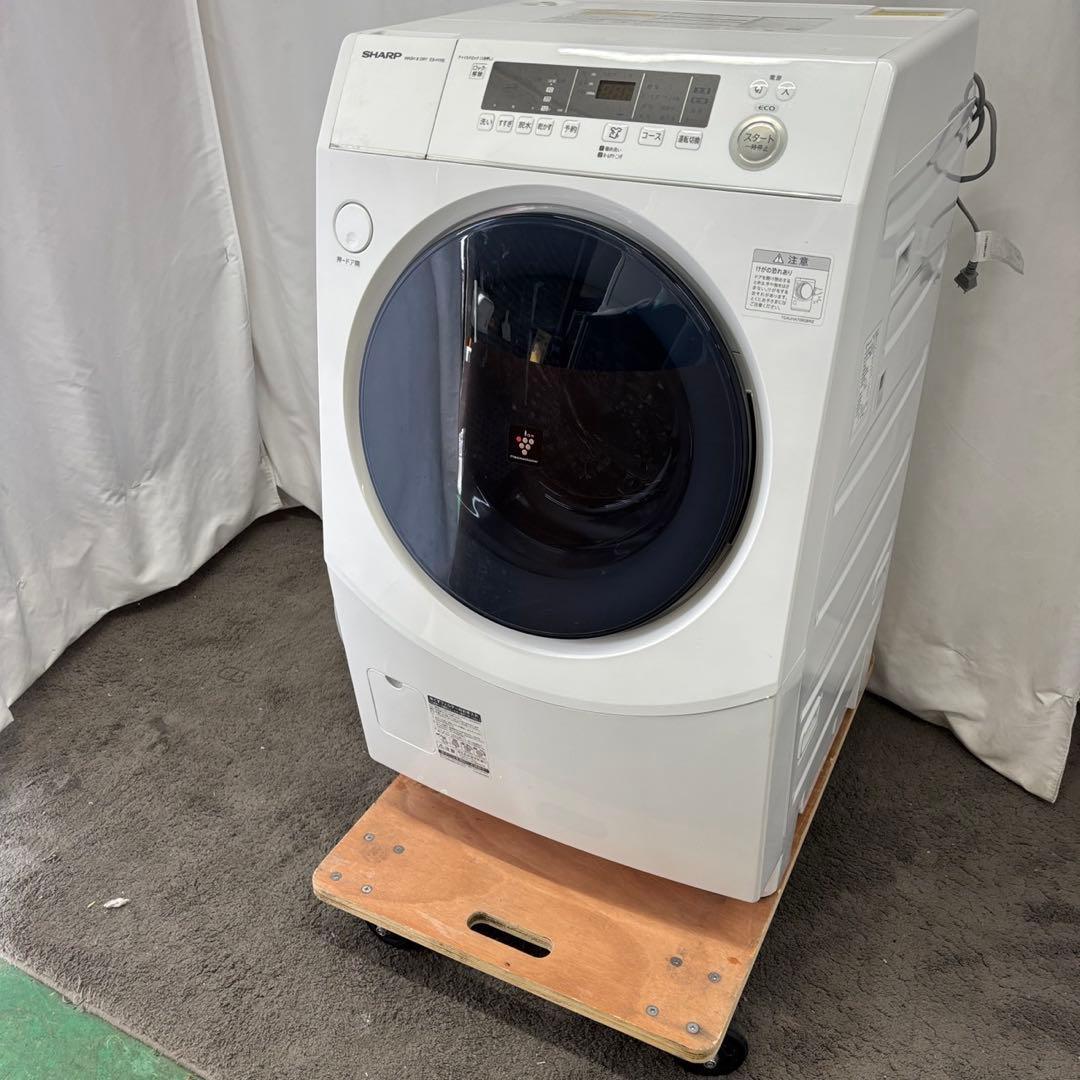 942　SHARP　ドラム式洗濯機　10キロ　右開き　安い　中古　綺麗　設置無料