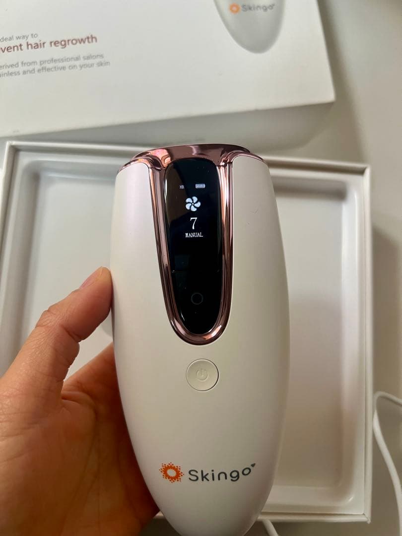 Skingo Intense Pulsed Light 脱毛器 家庭用 全身