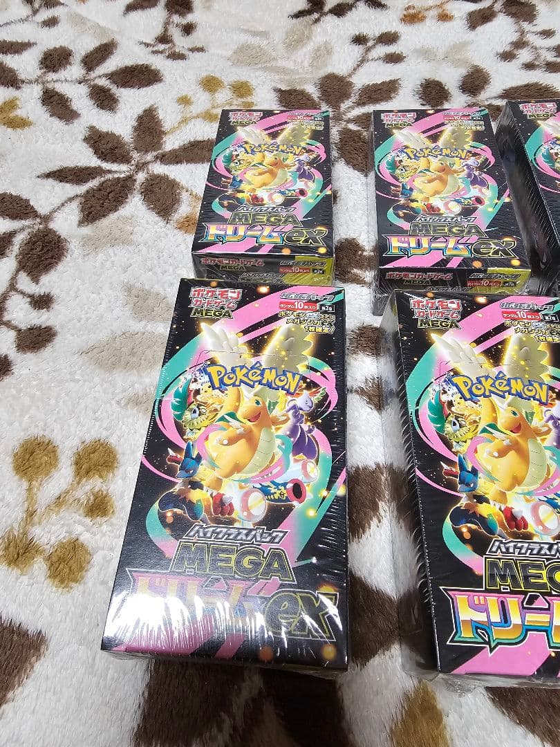 ポケモンカード 未開封シュリンク付き　　MEGAドリームEX　6BOXまとめ売り