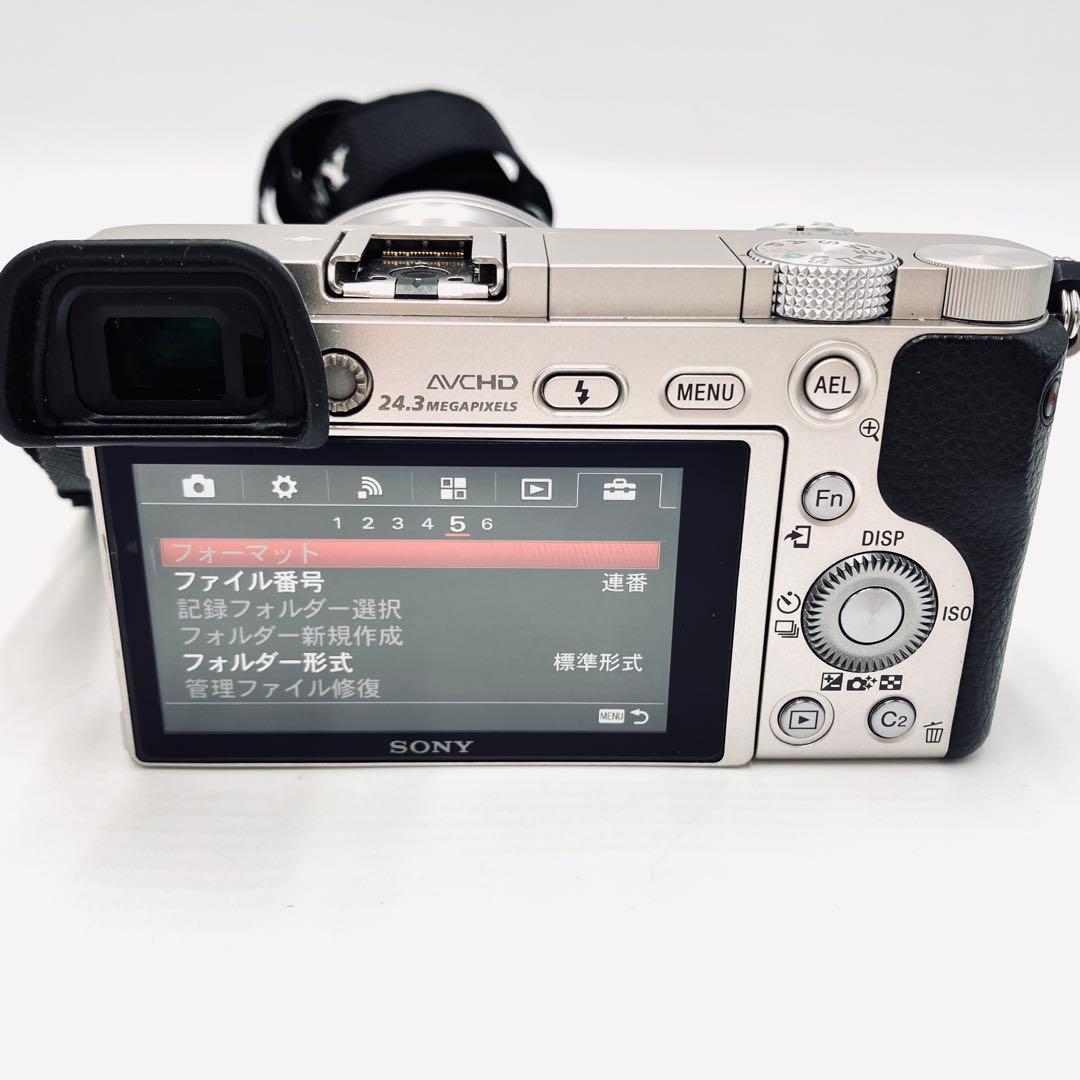 SONY a6000 ILCE-6000 シルバー ダブルズームキット