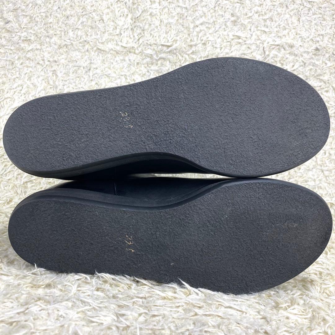 『美品』ヨーガンレール サイドゴアブーツ ショートブーツ ブラック レザー　黒