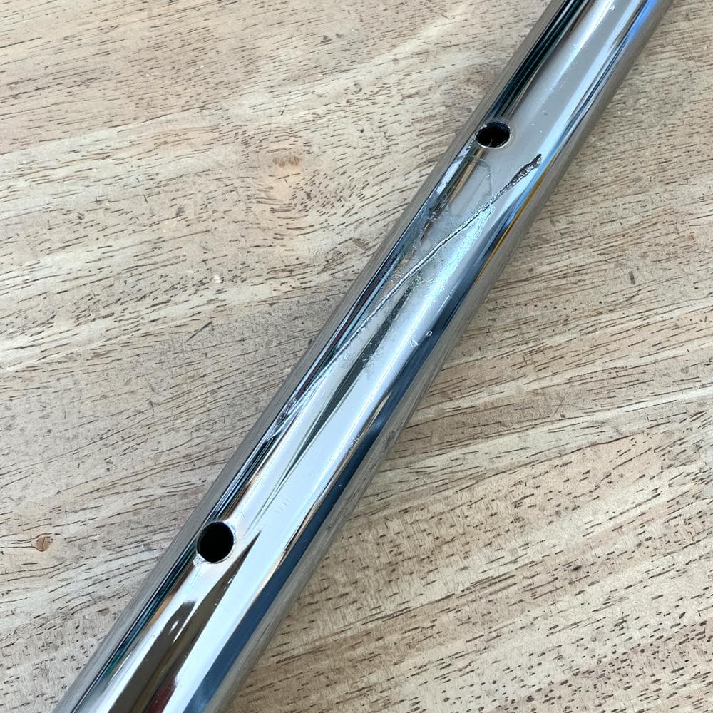 #2772-シルバー　期間限定お値下げ　重量用2段ハンガーラック　シルバー