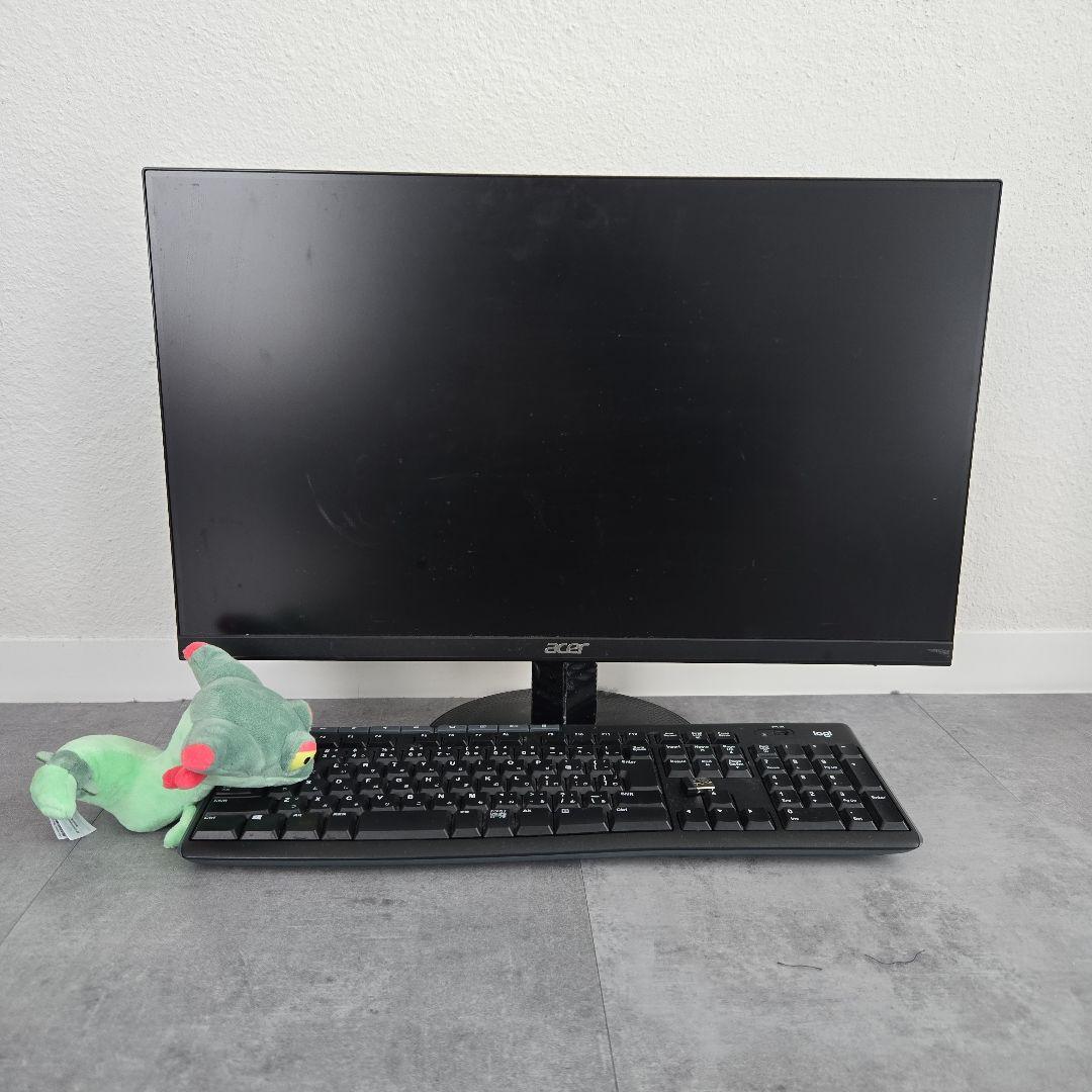 Acer ディスプレイ モニター 本体 ブラック キーボード付き