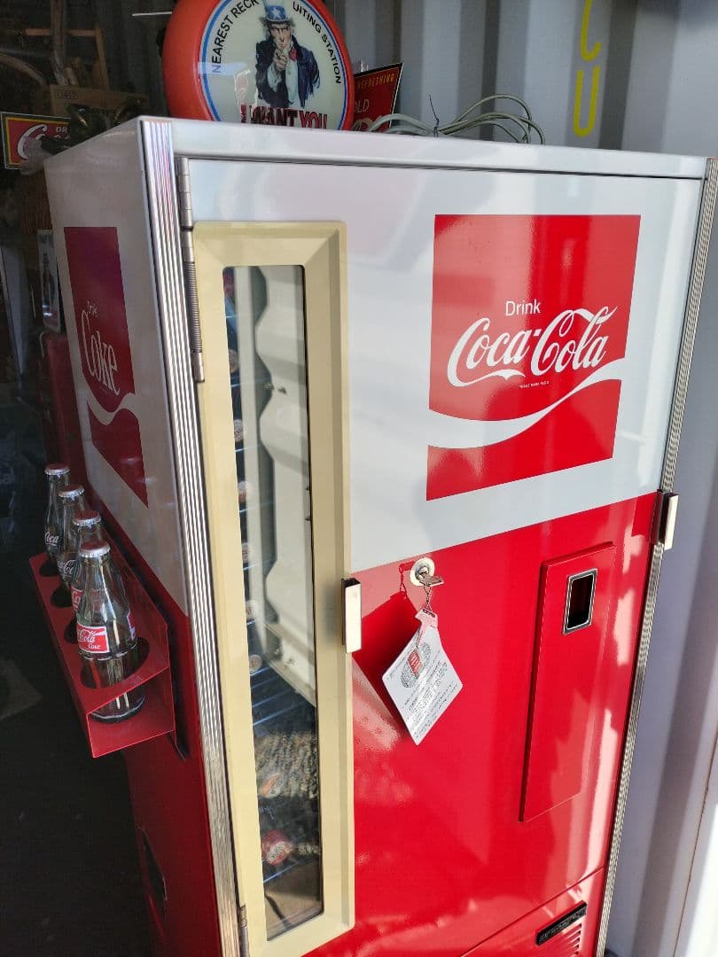 コカコーラ販売機 Coca-Cola 自動販売機 冷蔵庫 レトロデザイン