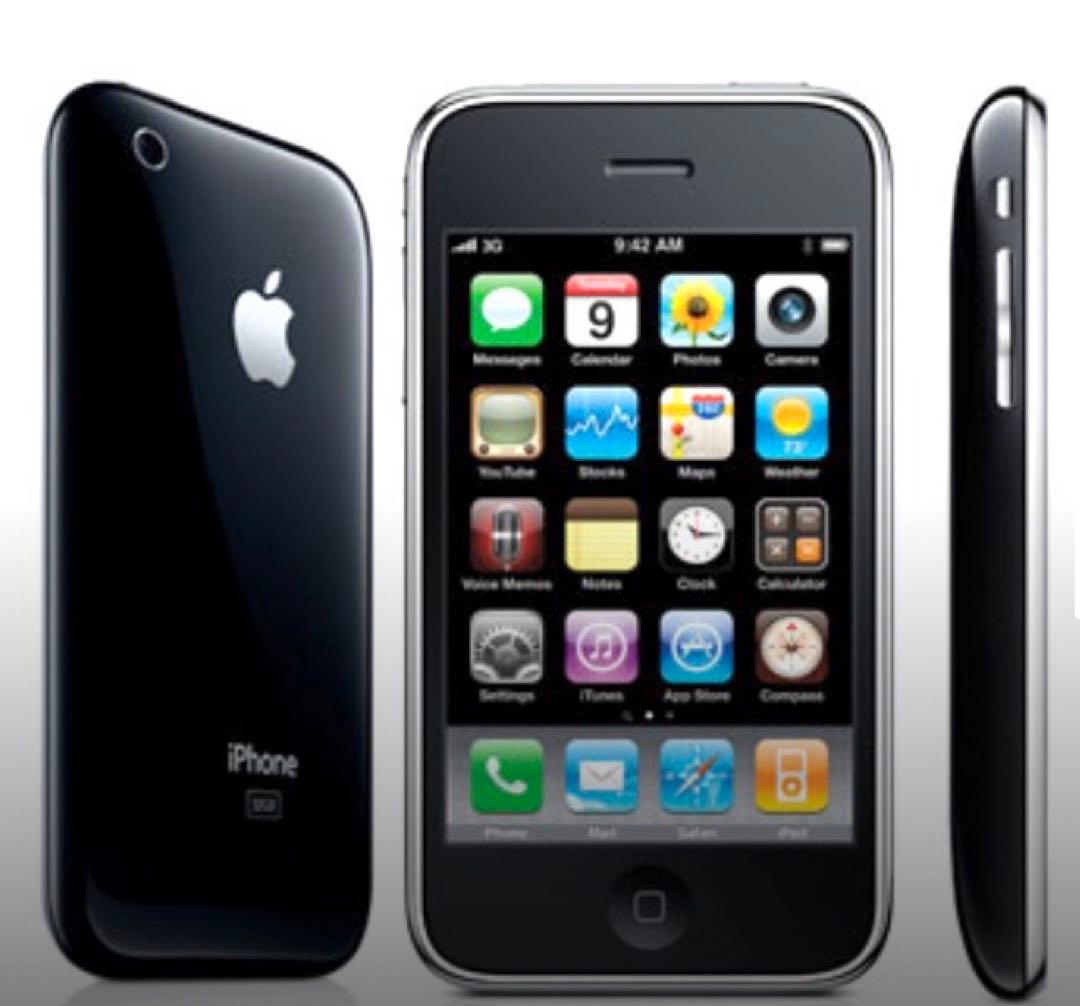 完動品 iPhone3GS SIMフリー黒32GB iPhone3Gs安心保証付