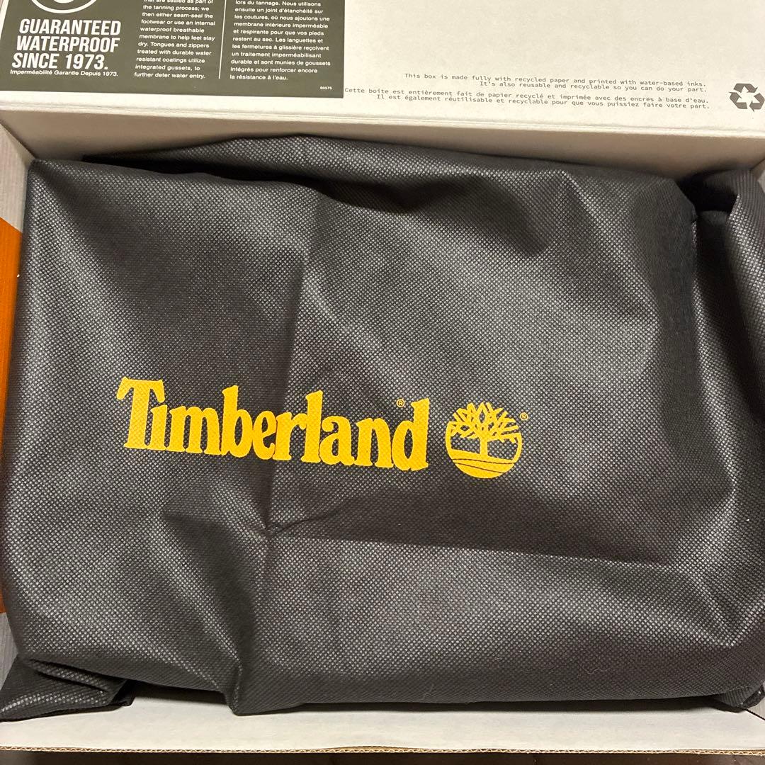 Timberland ベージュ ワークブーツ ハイカット　23.5㎝