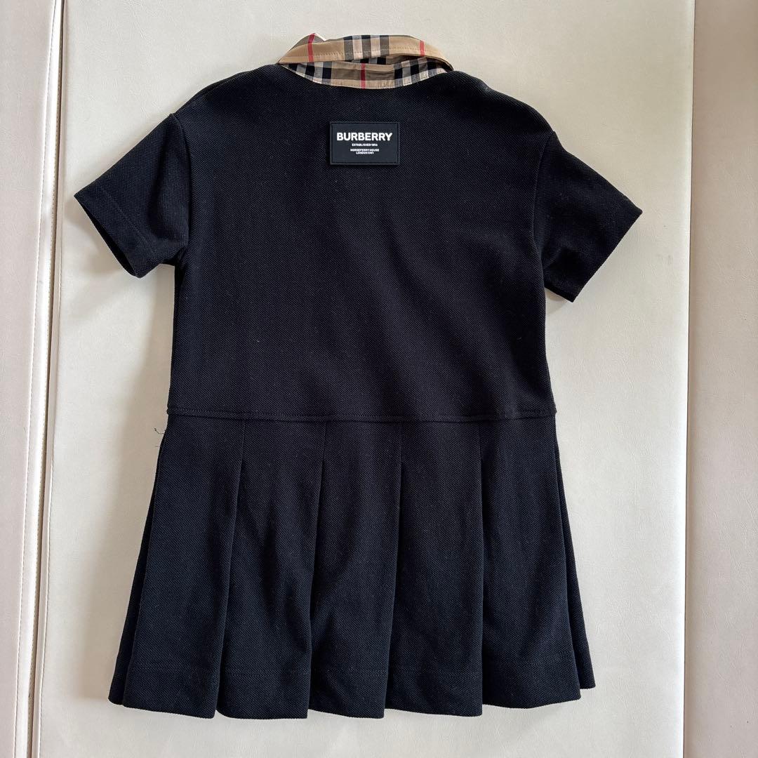 BURBERRY 半袖ワンピース 92cm ブラック