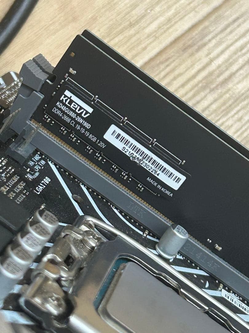 マザーボード ASUS PRIME H610M-A D4Intel Core i5-12400