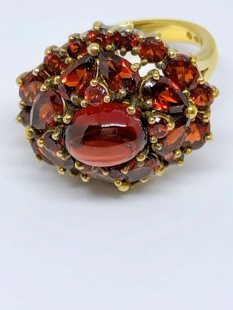 碌山 ロクザン ガーネット リング　SV925