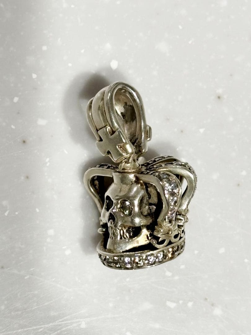 ジャスティン デイビス ドクロ スカル ネックレス トップ