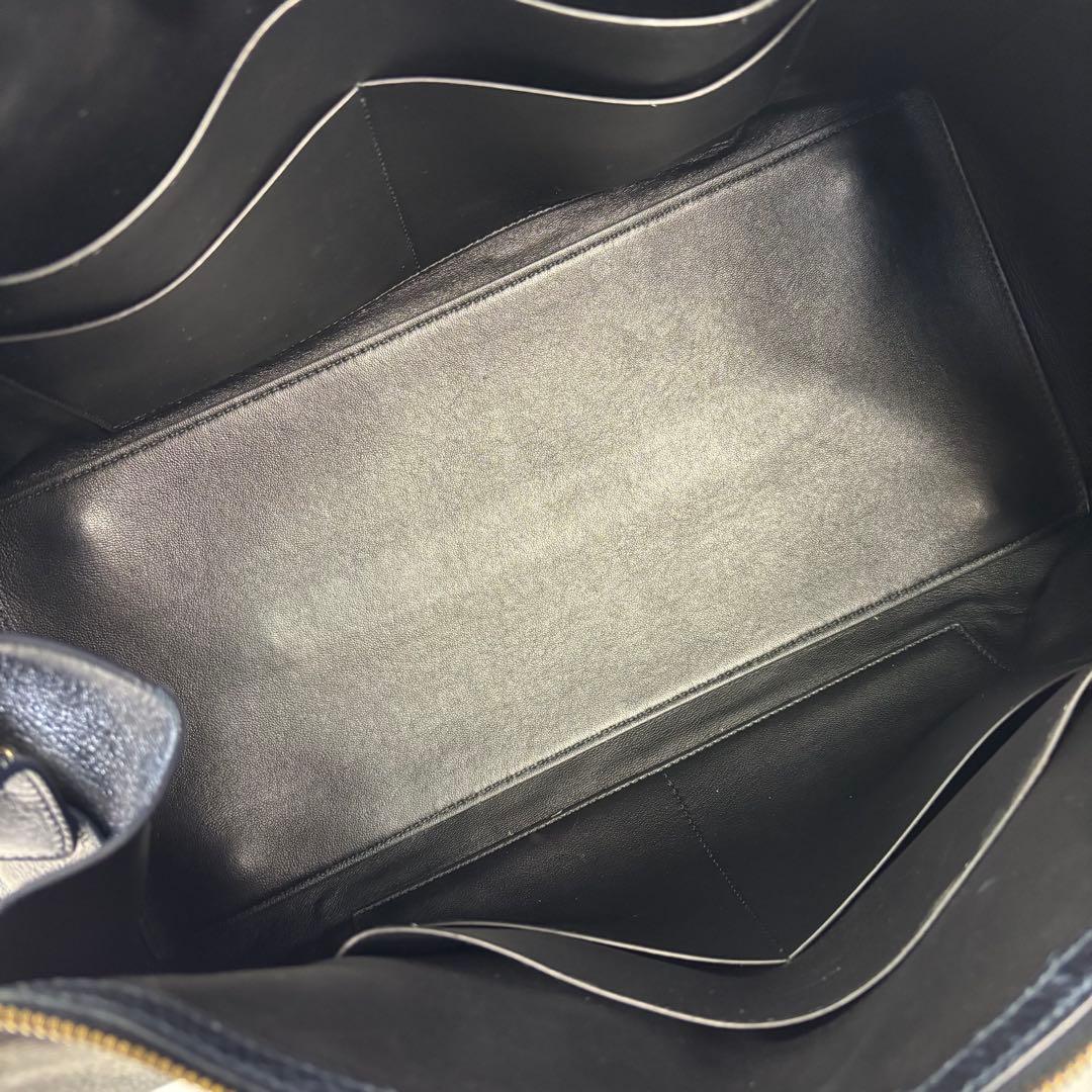 専用サンダー ハンドバッグ 2way ショルダー 3室 ブルー