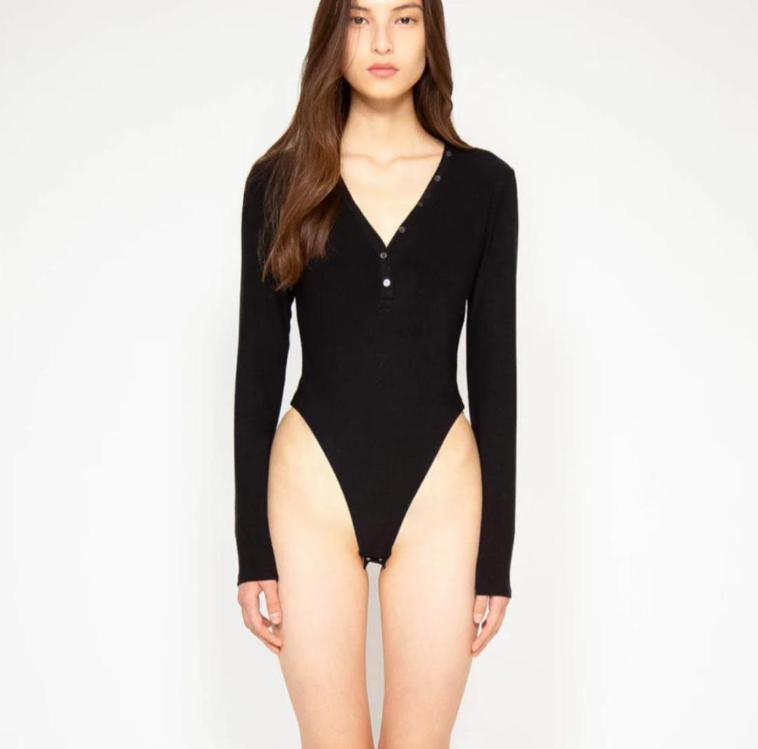 【Determ】Collagen Button Up Bodysuit