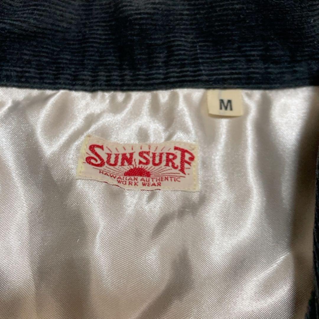 SUN SURF サンサーフ コーデュロイ 長袖シャツ M 民族柄 トライバル