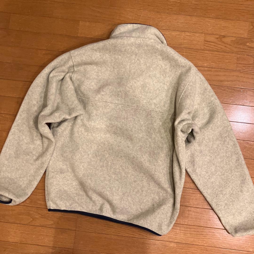 パタゴニア シンチラ　スナップT フリース XS オートミール×ブルー