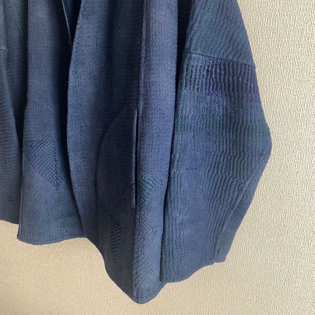 vintage 藍染め カンタ　羽織りジャケット　usaatomittan 刺子