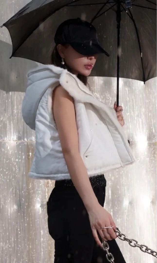 GlamLips2WAY リバーシブル ショート ベスト★NEW発売【新品】