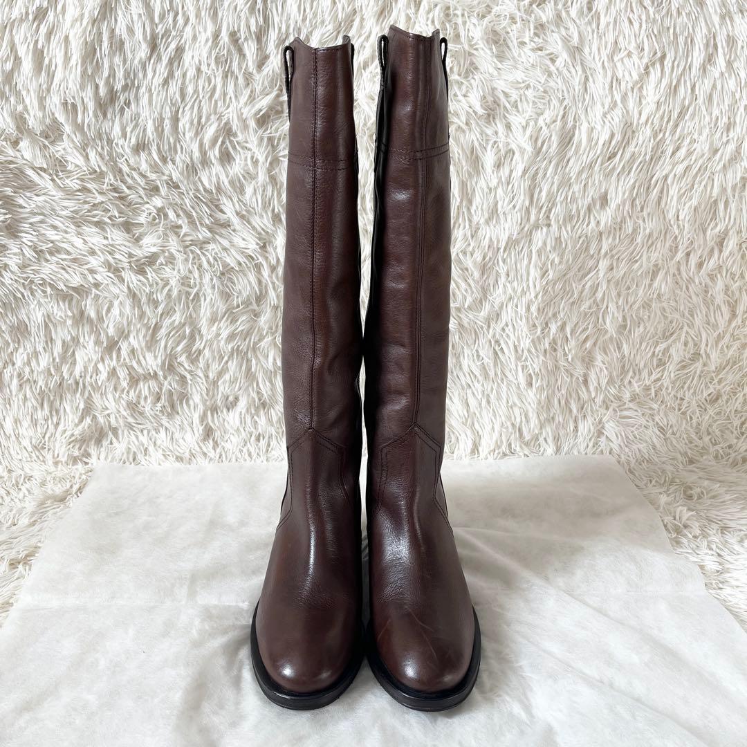 ⭐️未使用級⭐️　ファビオルスコーニ　ロングブーツ　ジョッキーブーツ　ブラウン