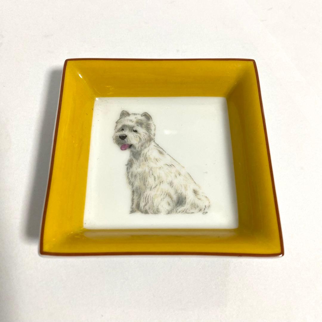HERMES エルメス 小物入れ トレイ セット 犬 小皿 テリア