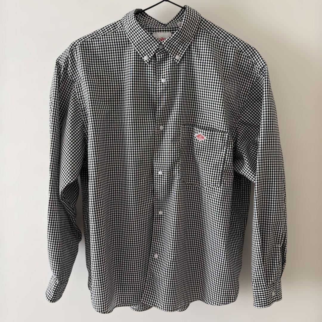 DANTON ボタンダウンギンガムチェックシャツ 36 Ladies