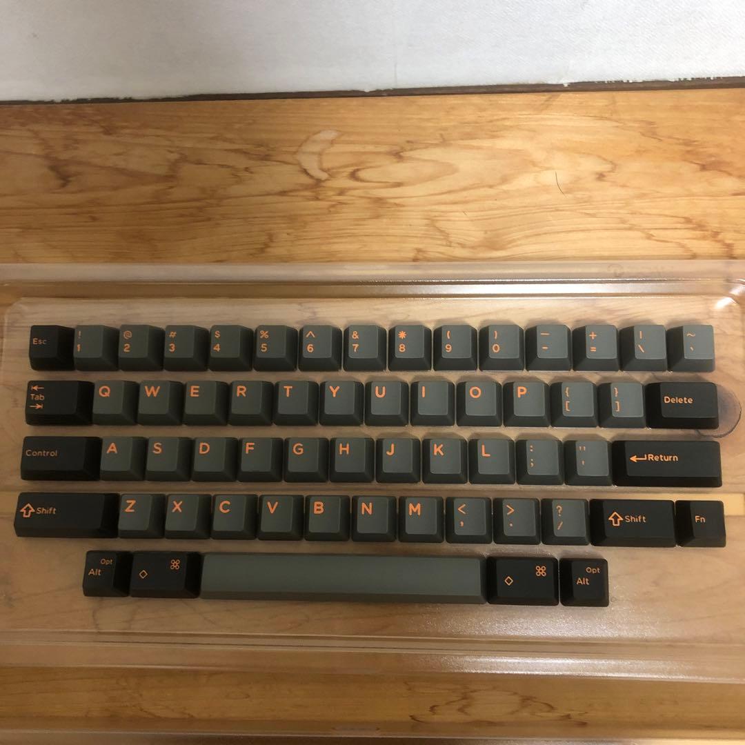 hhkb DOMIKEY カスタムキーキャップセット グレーオレンジ