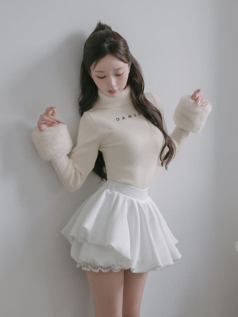 Darich スムースファーリブニット