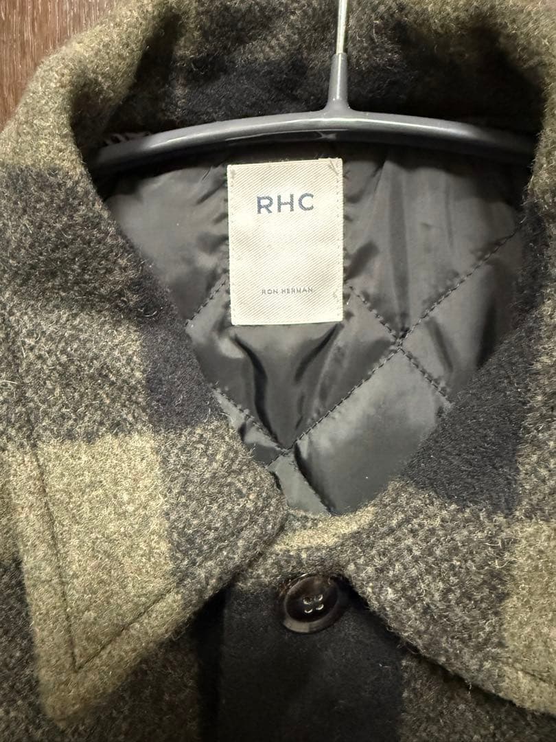 ロンハーマンRHCウールチェックCPOシャツジャケットL