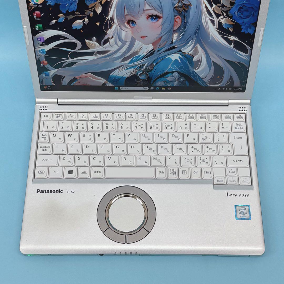 055 DVD レッツノートCF-SV8 i5 第8世代 8GB office