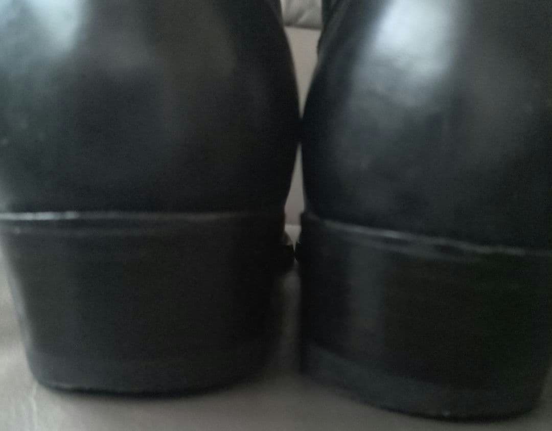 ウエスタンブーツ ブラック ポインテッドトゥ38