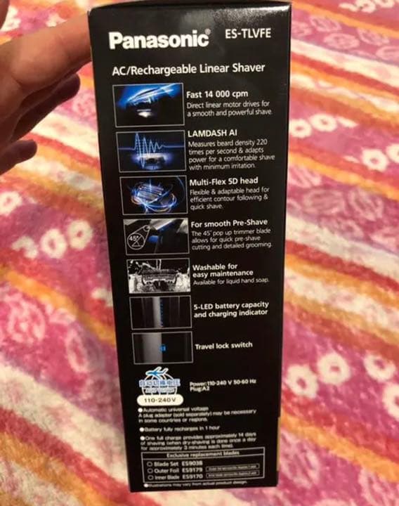 Panasonic ES ラムダッシュ　海外用　日本製　新品未使用  お土産