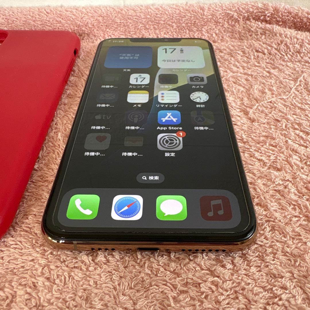 美品iPhone11promax256GB本体/ゴールド/ケース付き