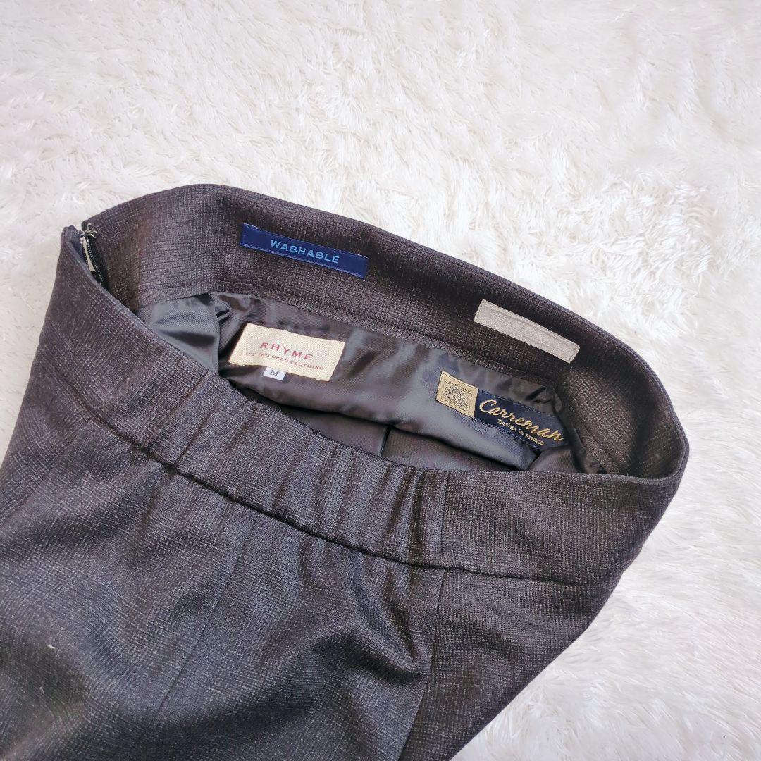 オリヒカ ライム ノーカラー パンツ スーツ 3点セット　洗える 近年モデル