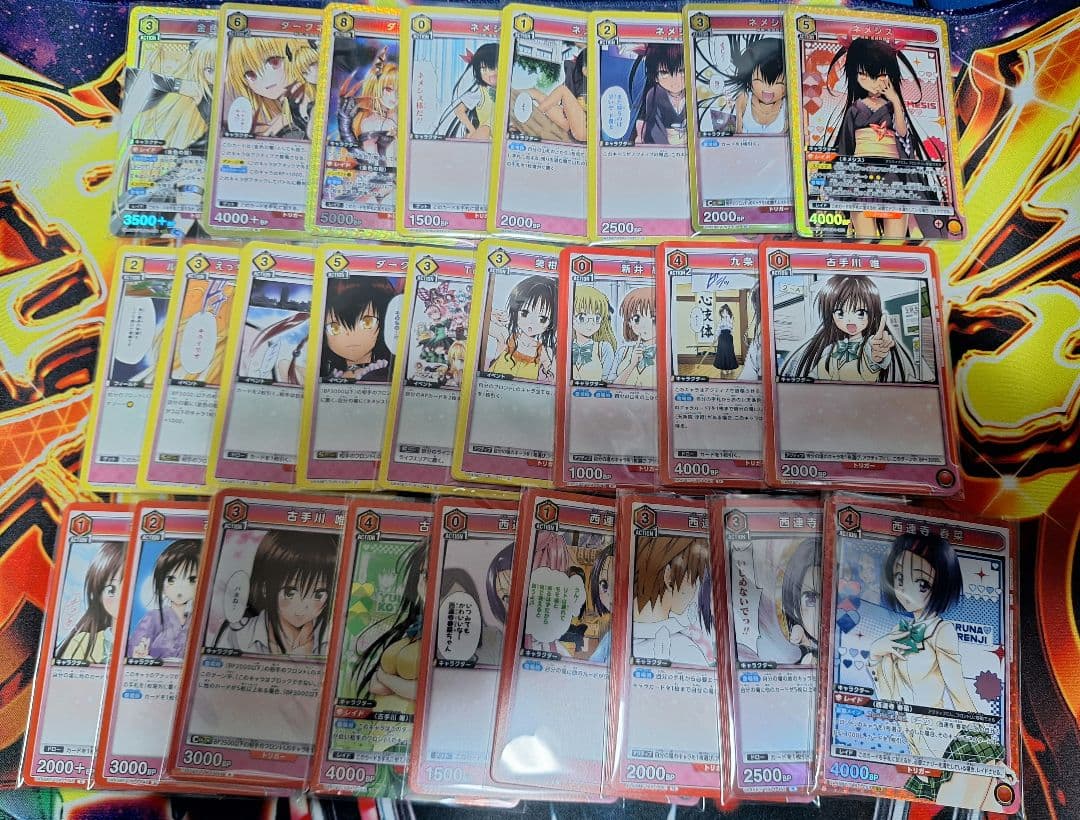 ユニオンアリーナ ToLOVEる SR以下 4コン セット ＆ AP各4枚セット