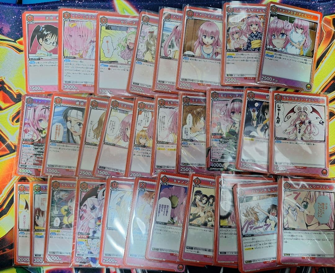 ユニオンアリーナ ToLOVEる SR以下 4コン セット ＆ AP各4枚セット