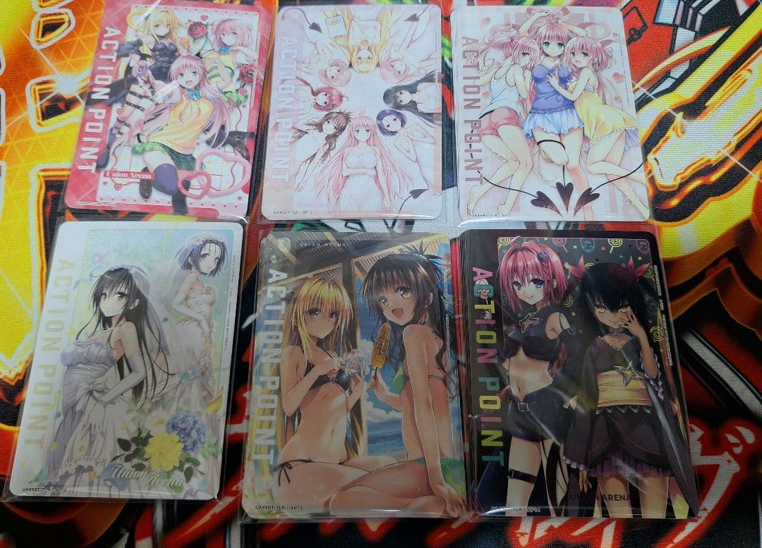 ユニオンアリーナ ToLOVEる SR以下 4コン セット ＆ AP各4枚セット