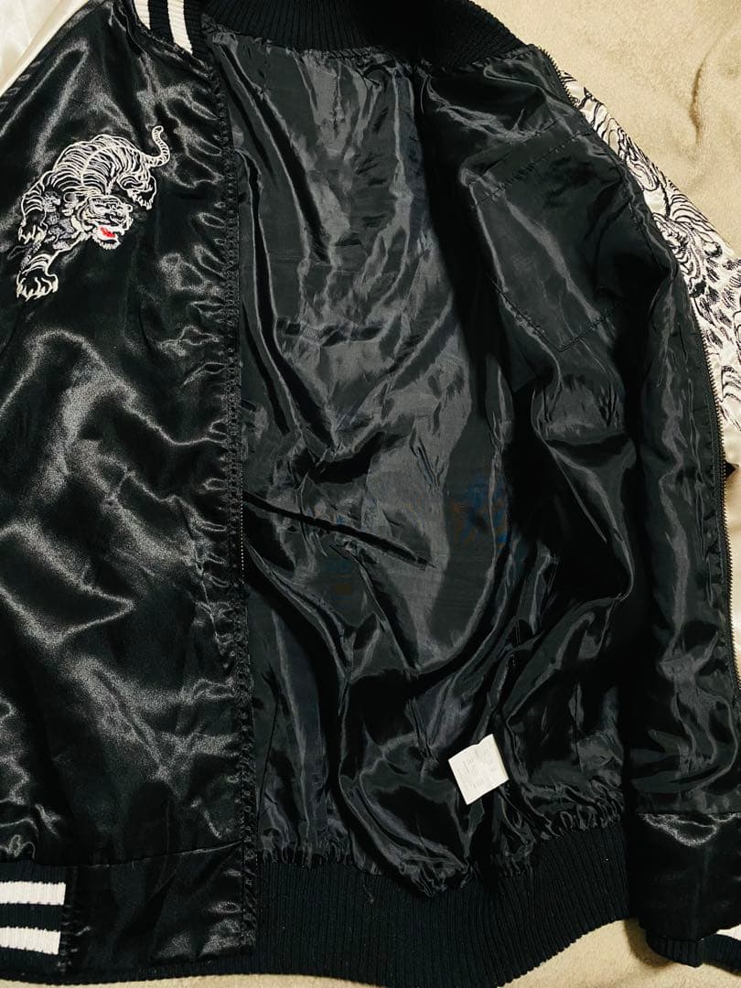 90s vintage studio hiro 虎日本限定 スカジャン サテン